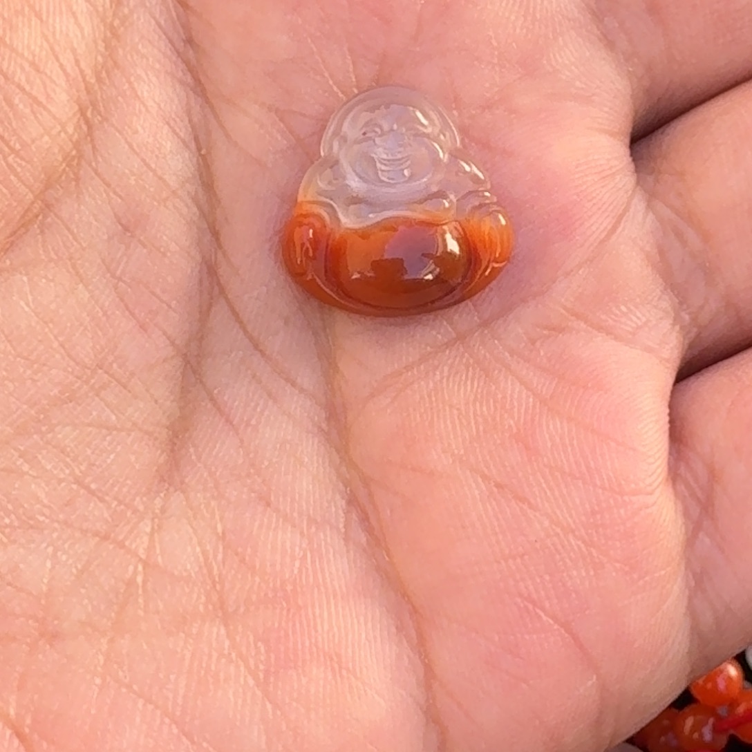 南红玛瑙未镶嵌吊坠(不含链)佛公