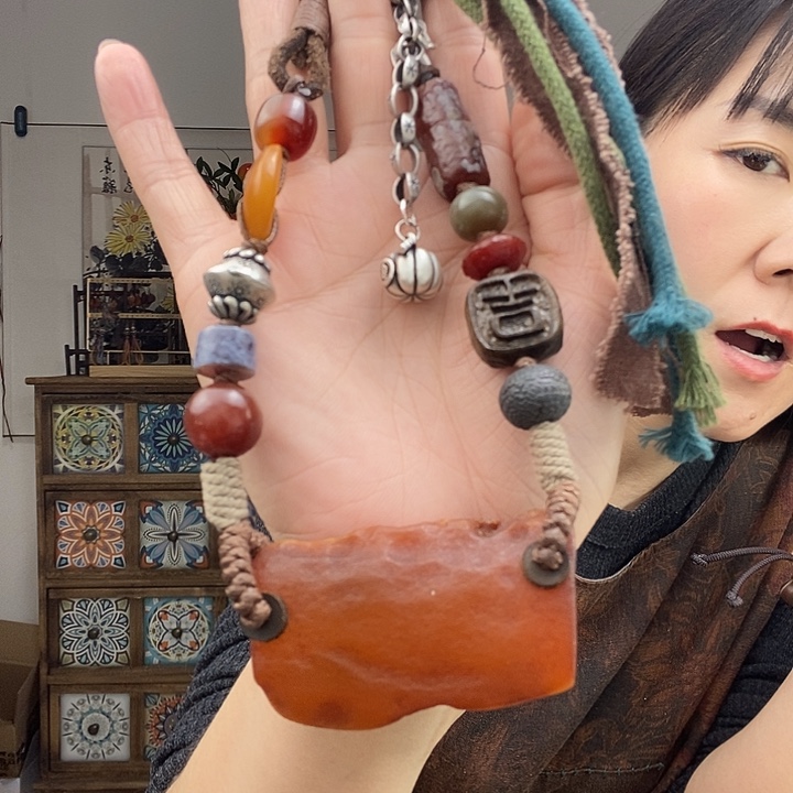 蜜蜡项链未镶嵌项链