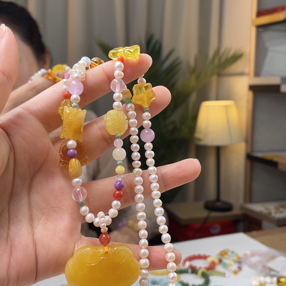 蜜蜡裸石未镶嵌蜜蜡吊坠