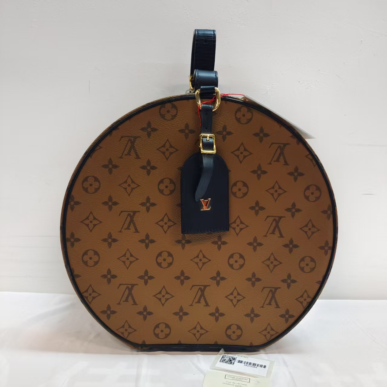 95新 LouisVuitton/路易威登 焦糖色老花圆饼包大圆饼10-07