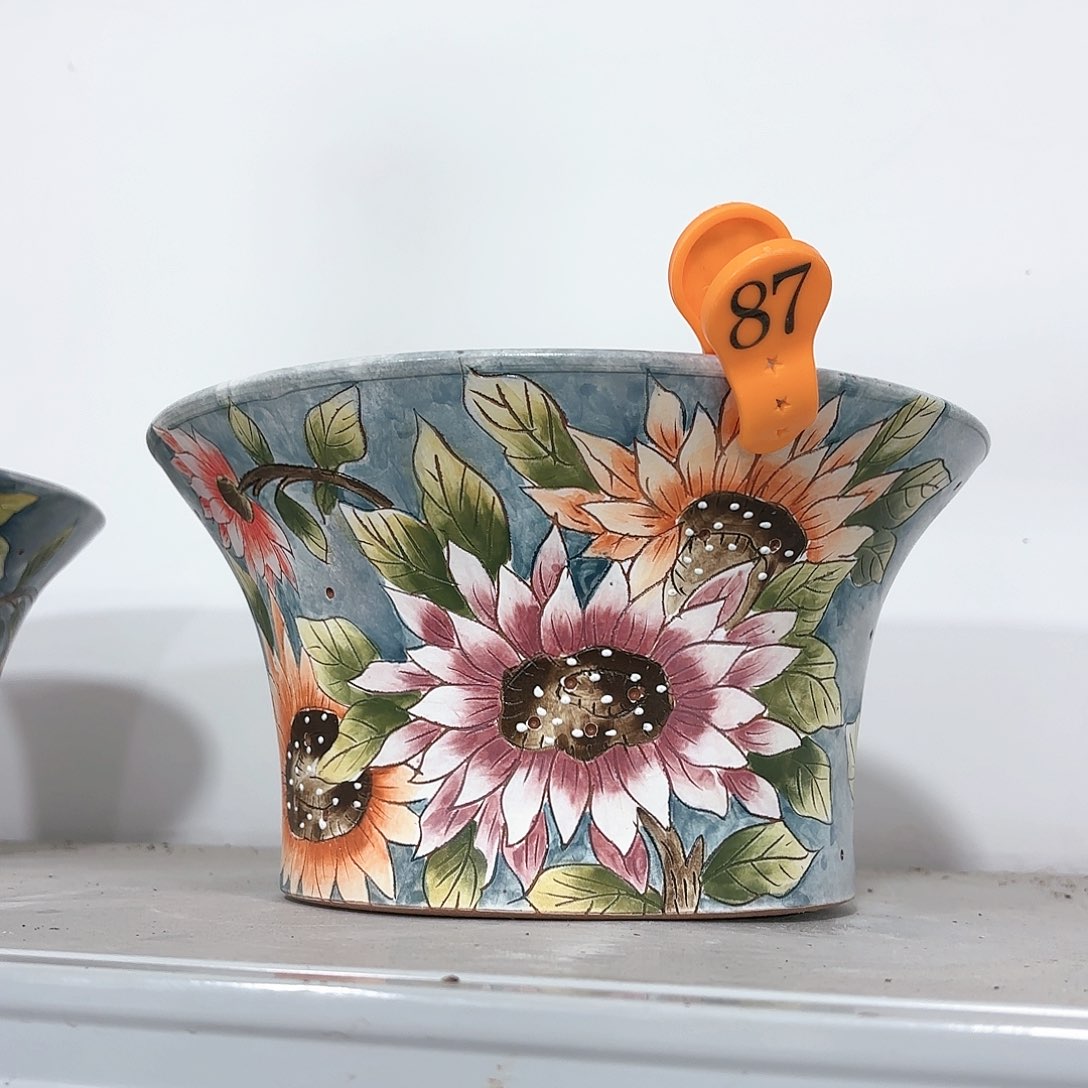 紫砂花盆手工花盆默认微瑕26/15