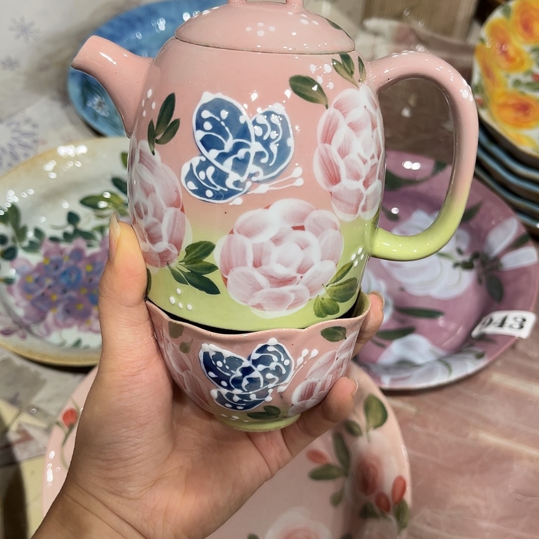 梦***露景德镇手工手绘高温釉下彩