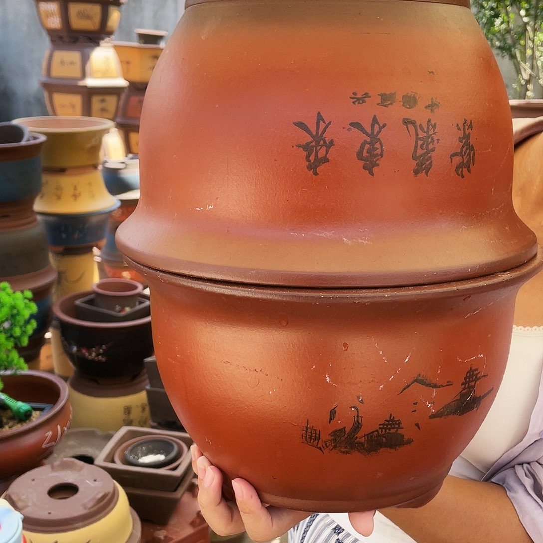 25+25紫气东来花盆花盆