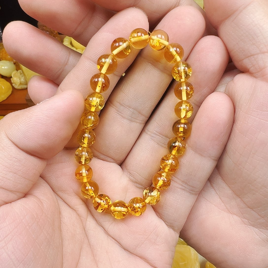 蜜蜡颈饰未镶嵌慎**宽单圈