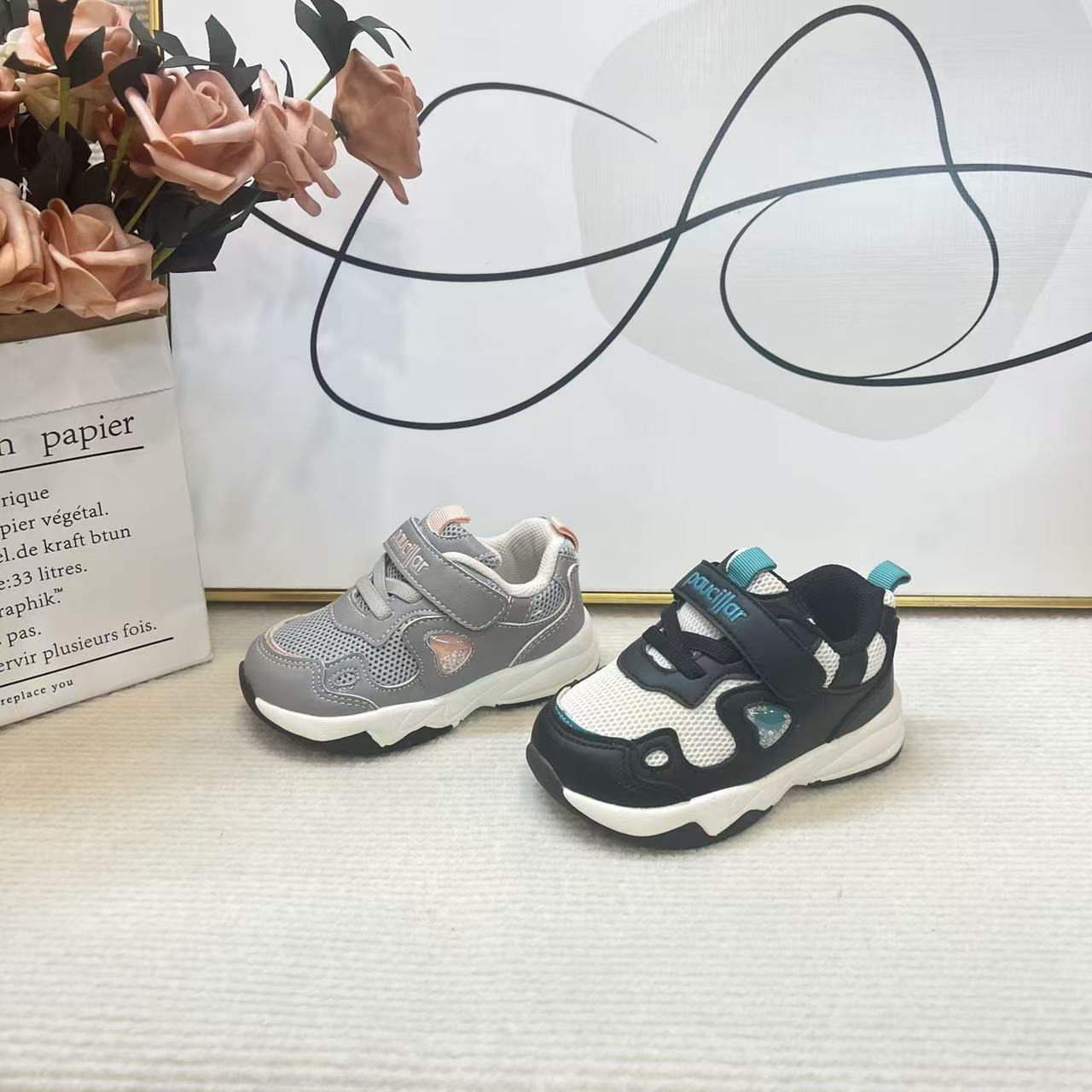 【秋季上新】2031/普西拉/时尚机能透气软底健康减震机能学步鞋儿童