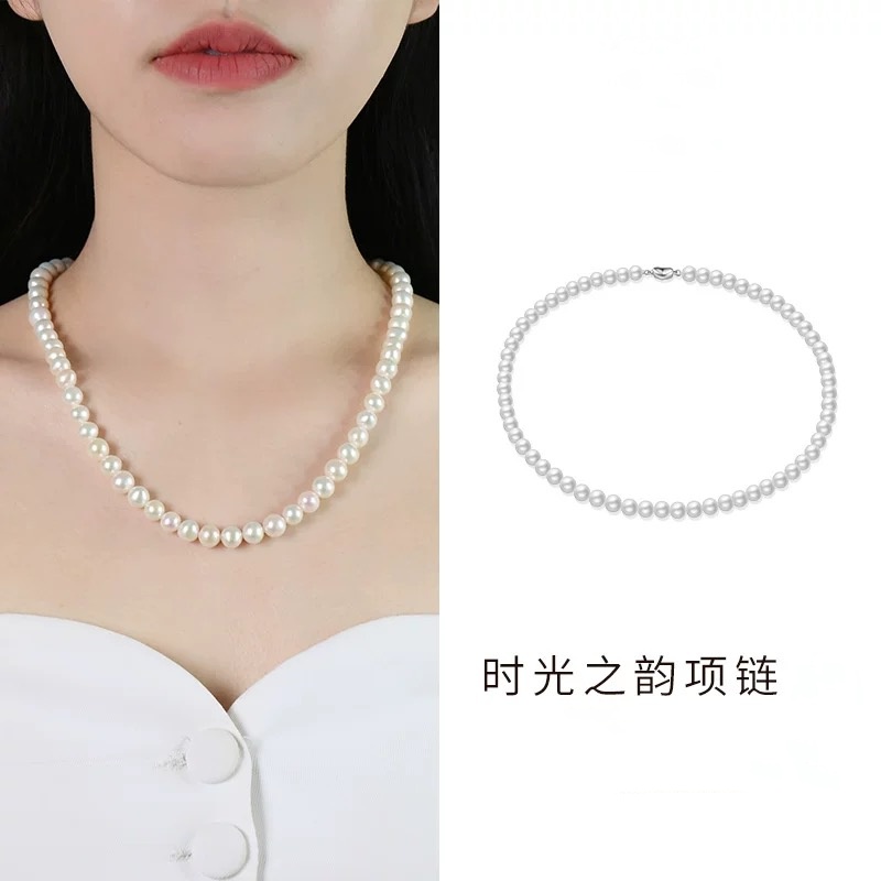 铜合金仿珍珠项链 【白月光】2024浪漫百搭锁骨链温柔珠珠项链TG025