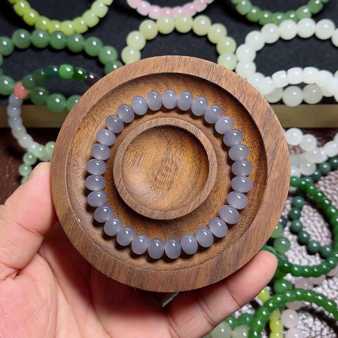 【闪购商品】未镶嵌手链和田玉哎*