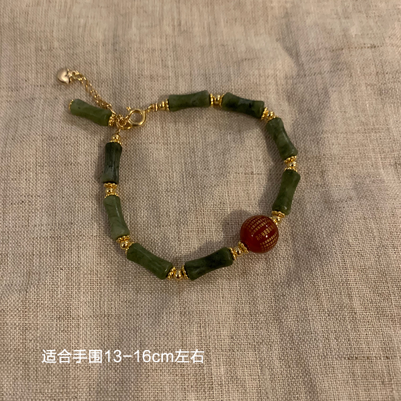 合金莫桑石手链 小众百搭设计感时尚个性手链8644-02