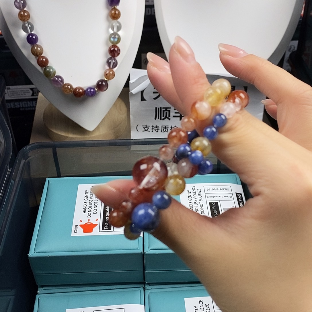 水晶银S925镶嵌手链