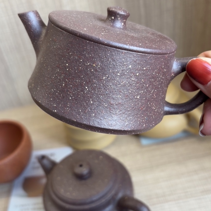 茶壶紫砂宜兴原矿紫桃花