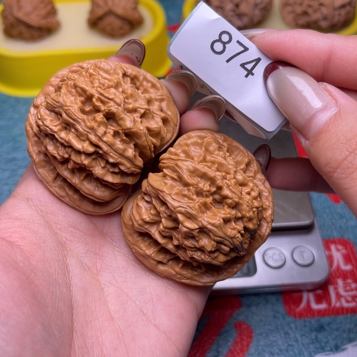 把件文玩核桃四座楼48.874