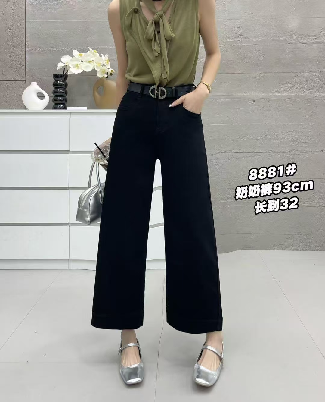 新款牛仔孤品牛仔裤小个子