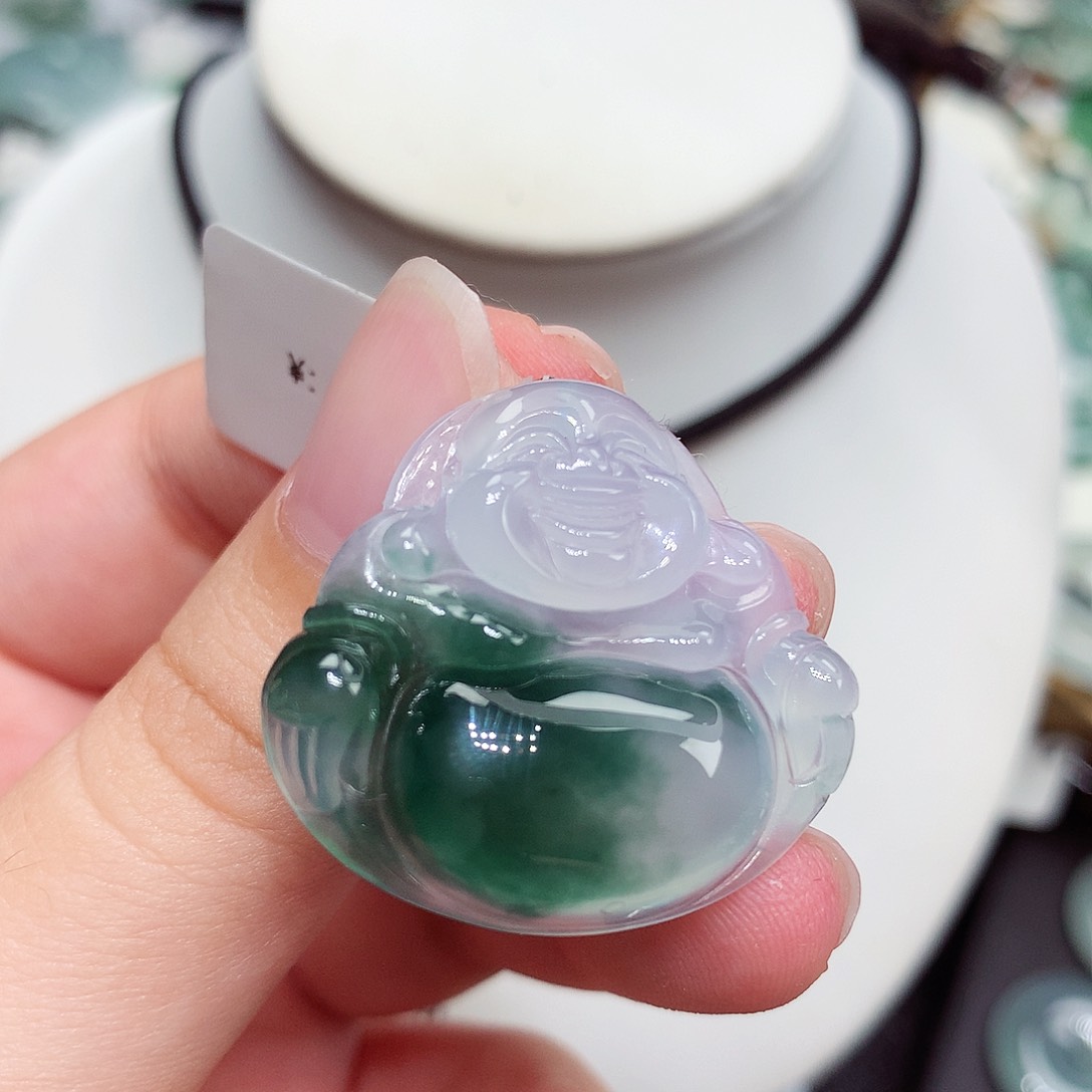 颈饰未镶嵌翡翠翡翠51，27.2/30.5/5.5