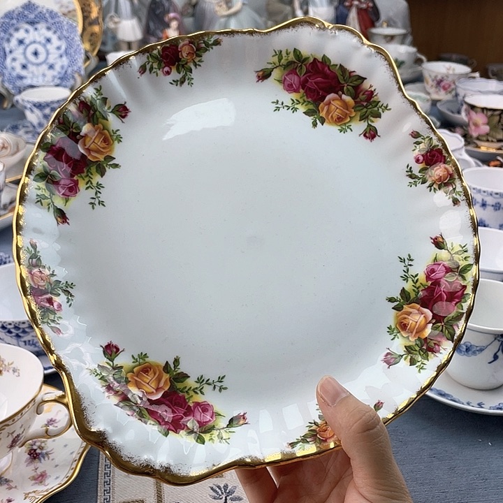 中古欧瓷瓷器小房子