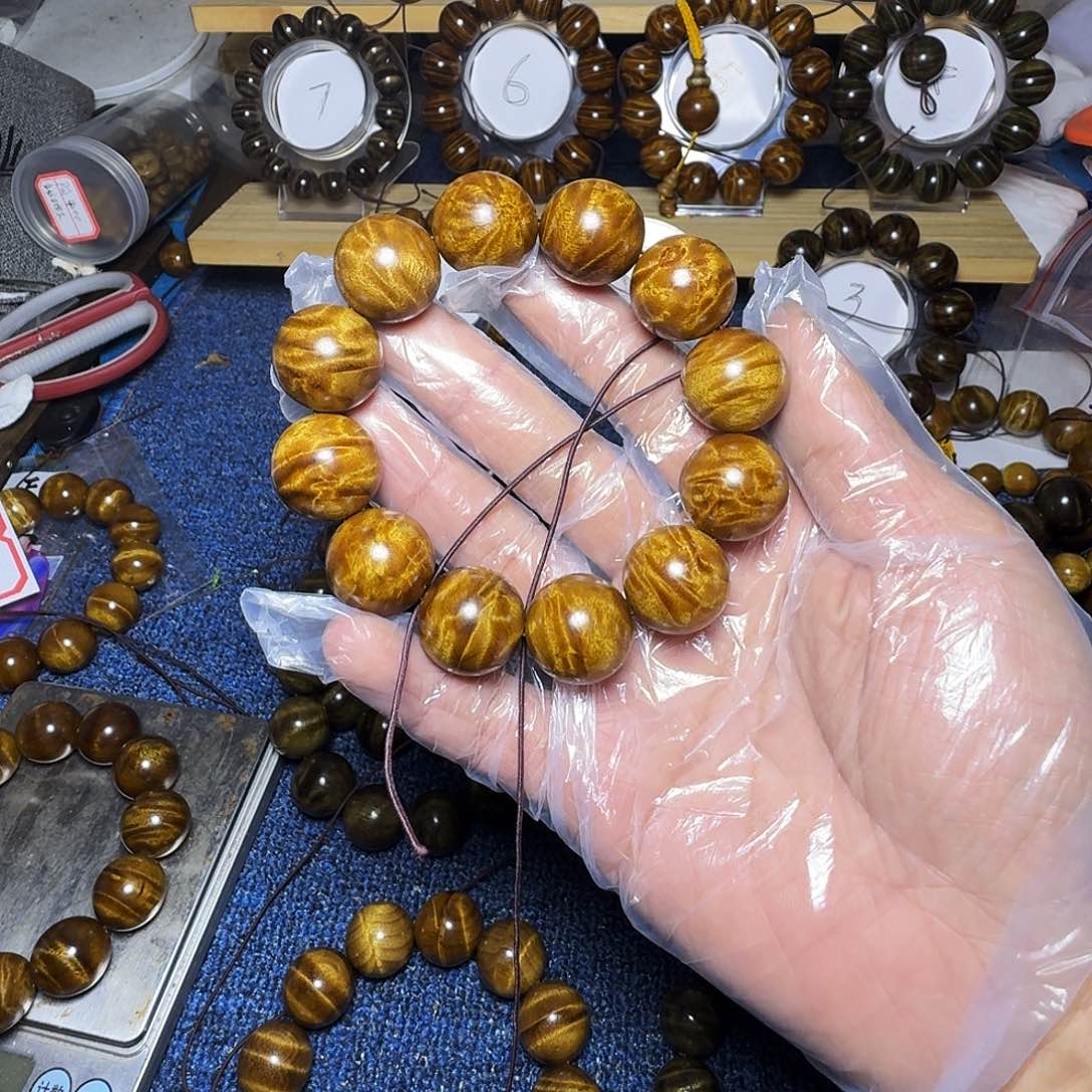 楠木（金丝楠）手串/手链小叶桢楠龙胆