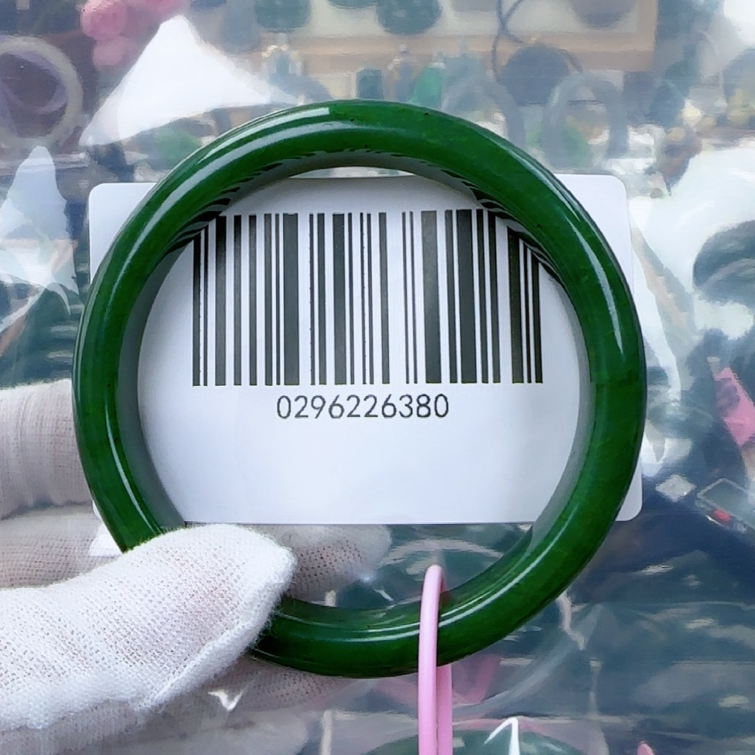 和田玉（碧玉）手镯未镶嵌包容62