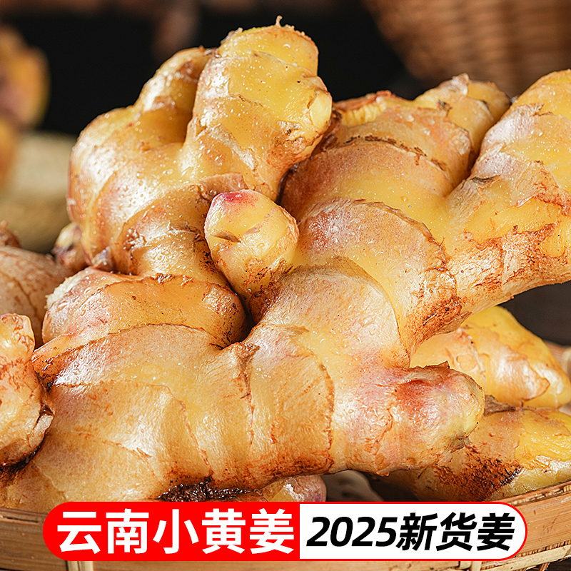 【鲜蜂队】云南新鲜小黄姜3斤5斤姜姜味浓郁