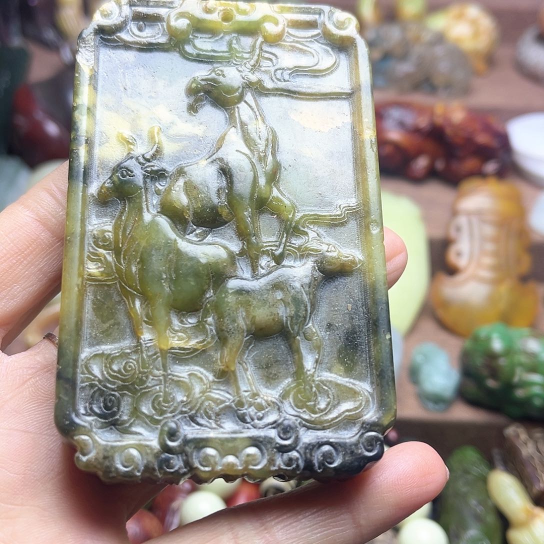 白玉菩提吊坠54。。