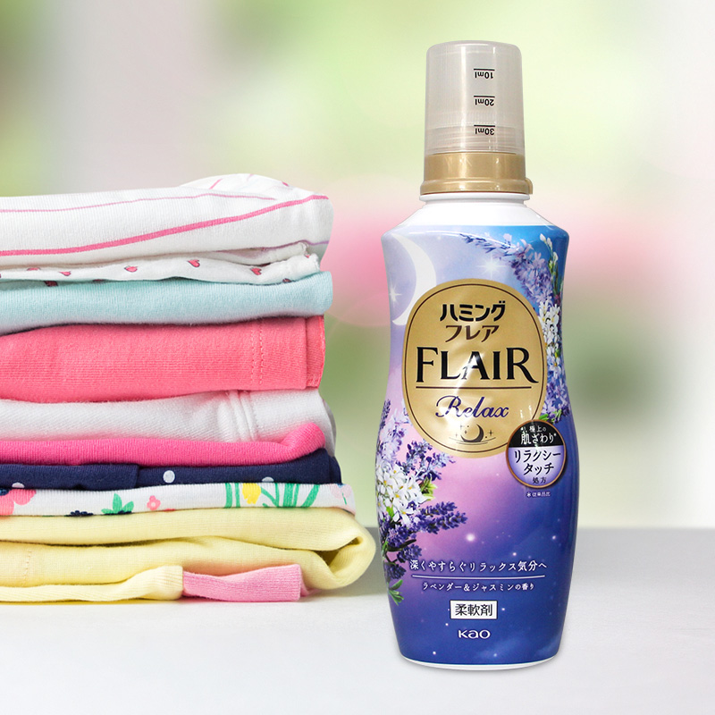 日本进口FLAIR衣物柔顺剂护色除异味防静电柔软剂