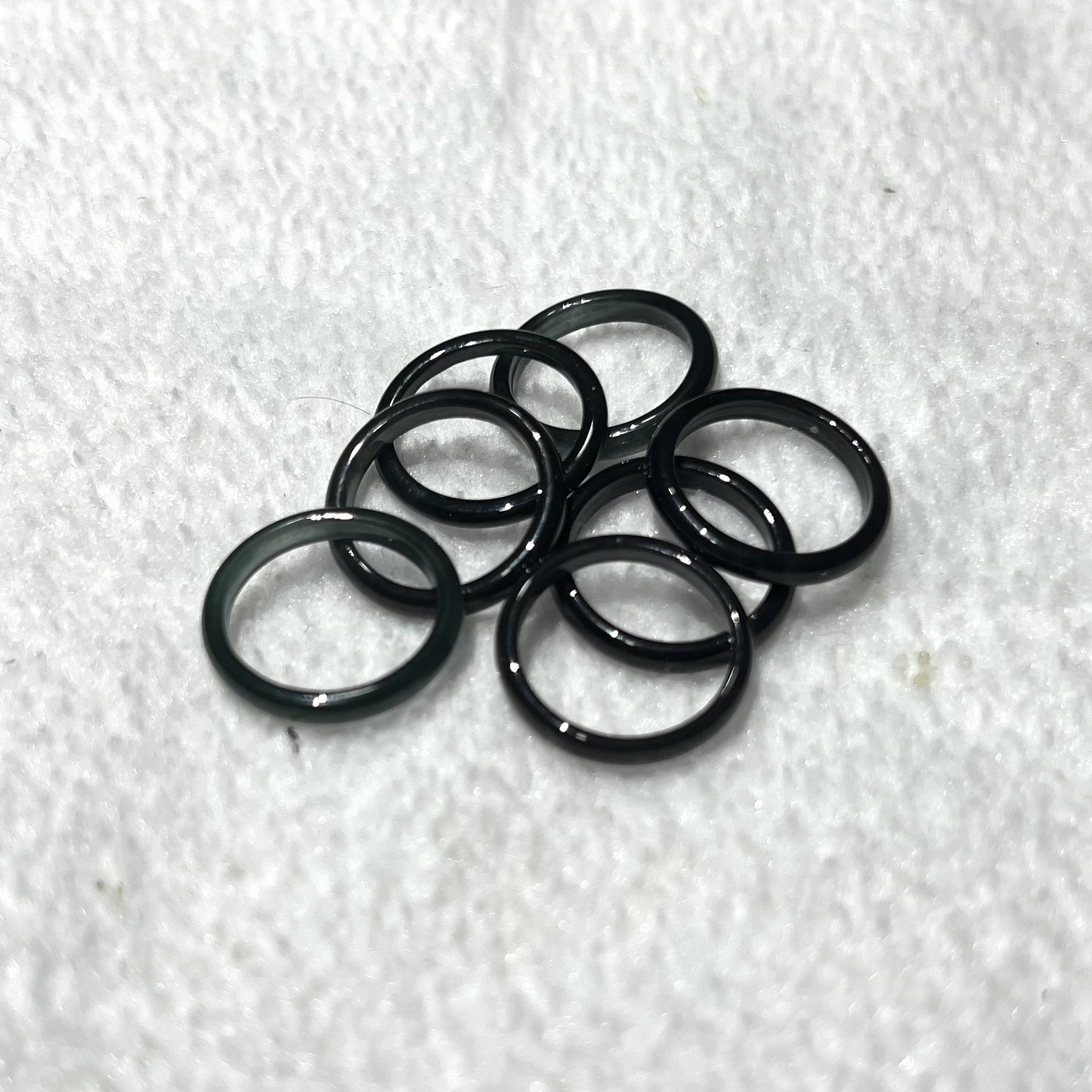 窄条冰乌鸡翡翠戒圈-多样性发一