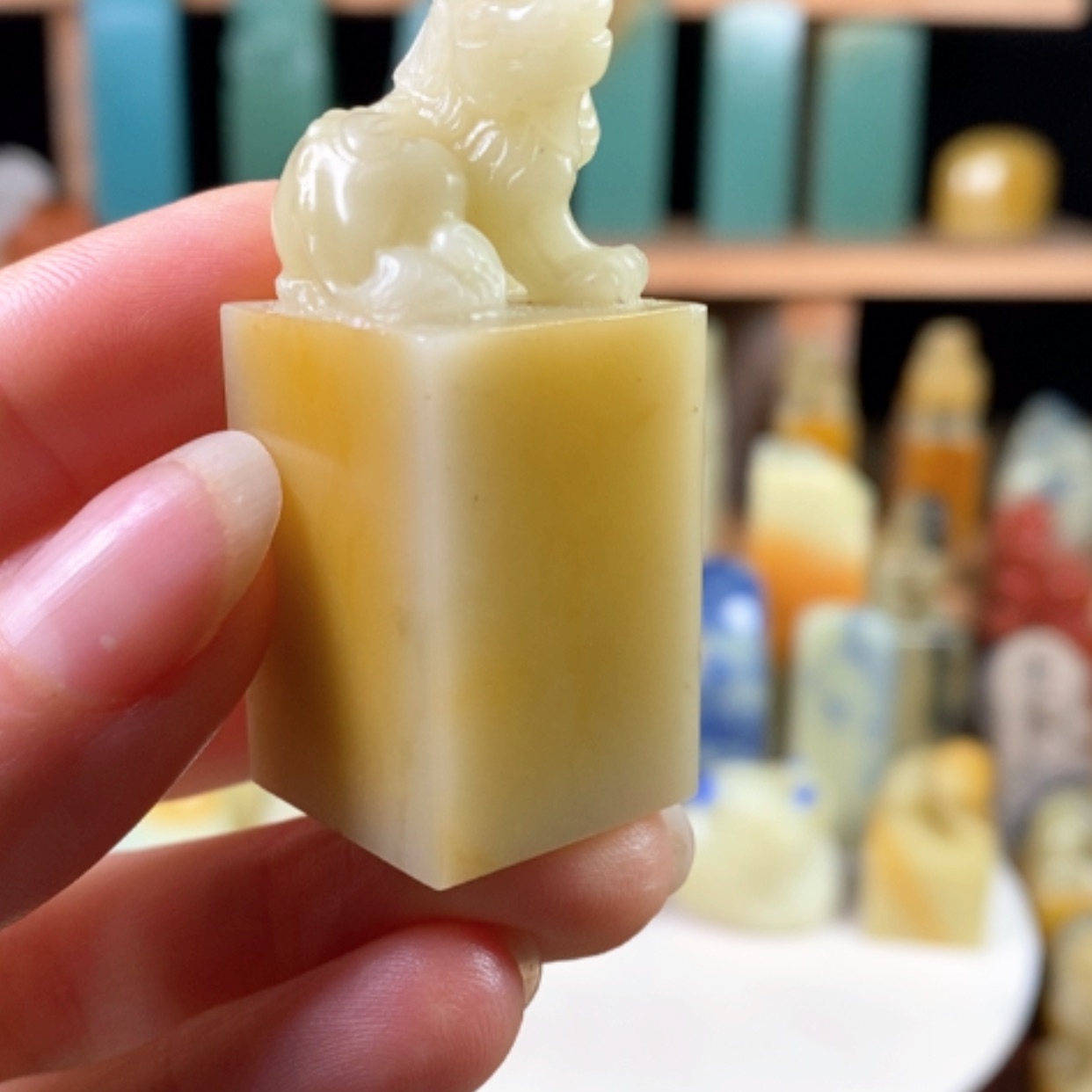 【闪购商品】青田石封门菜花黄……