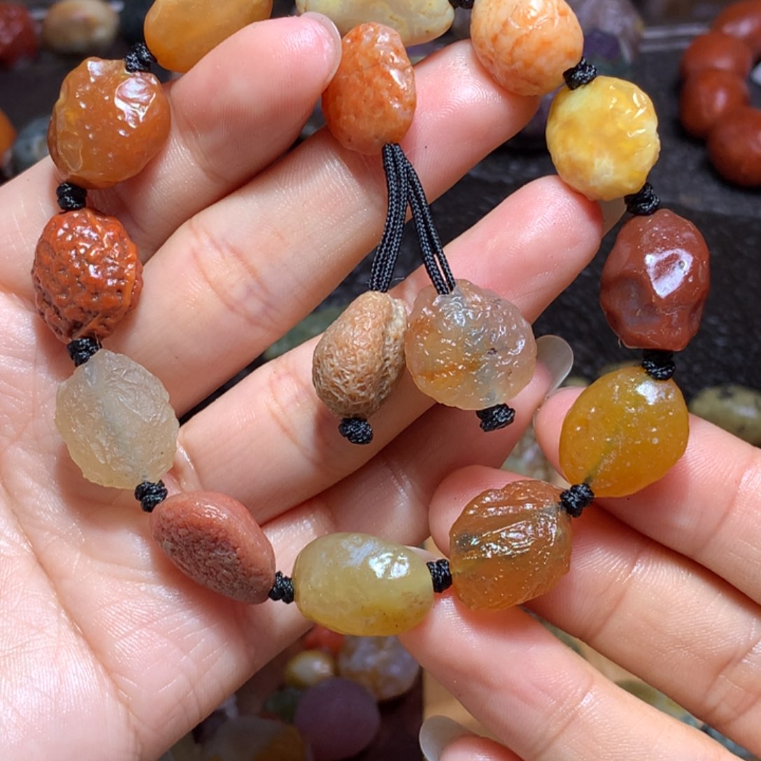 未镶嵌玛瑙/玉髓珠宝半成品