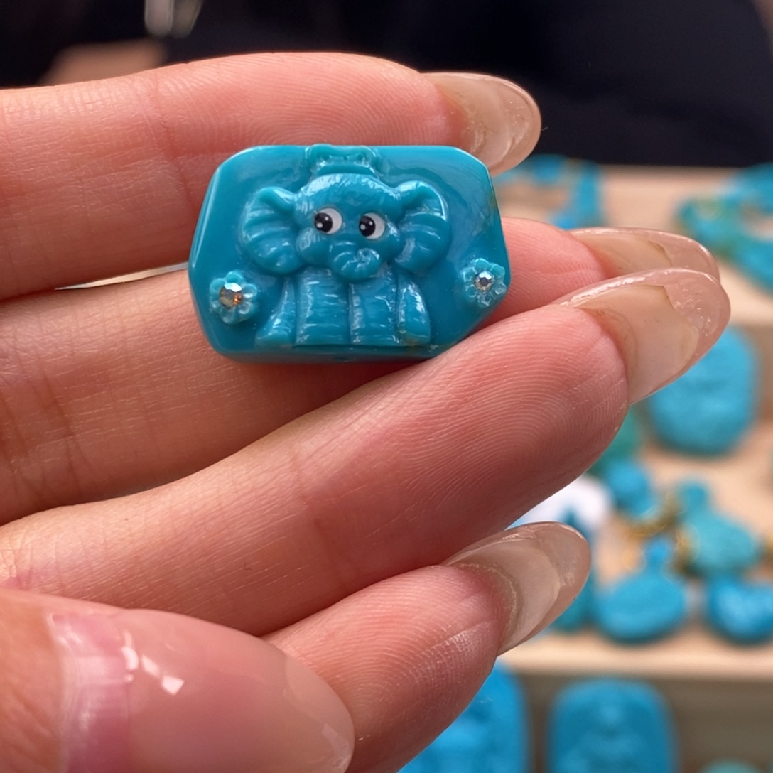 未镶嵌绿松石挂件