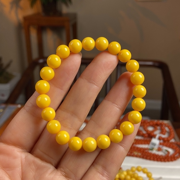 琥珀手链未镶嵌蜜蜡手串8
