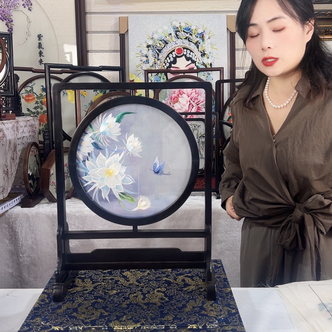 织绣苏绣摆台精工