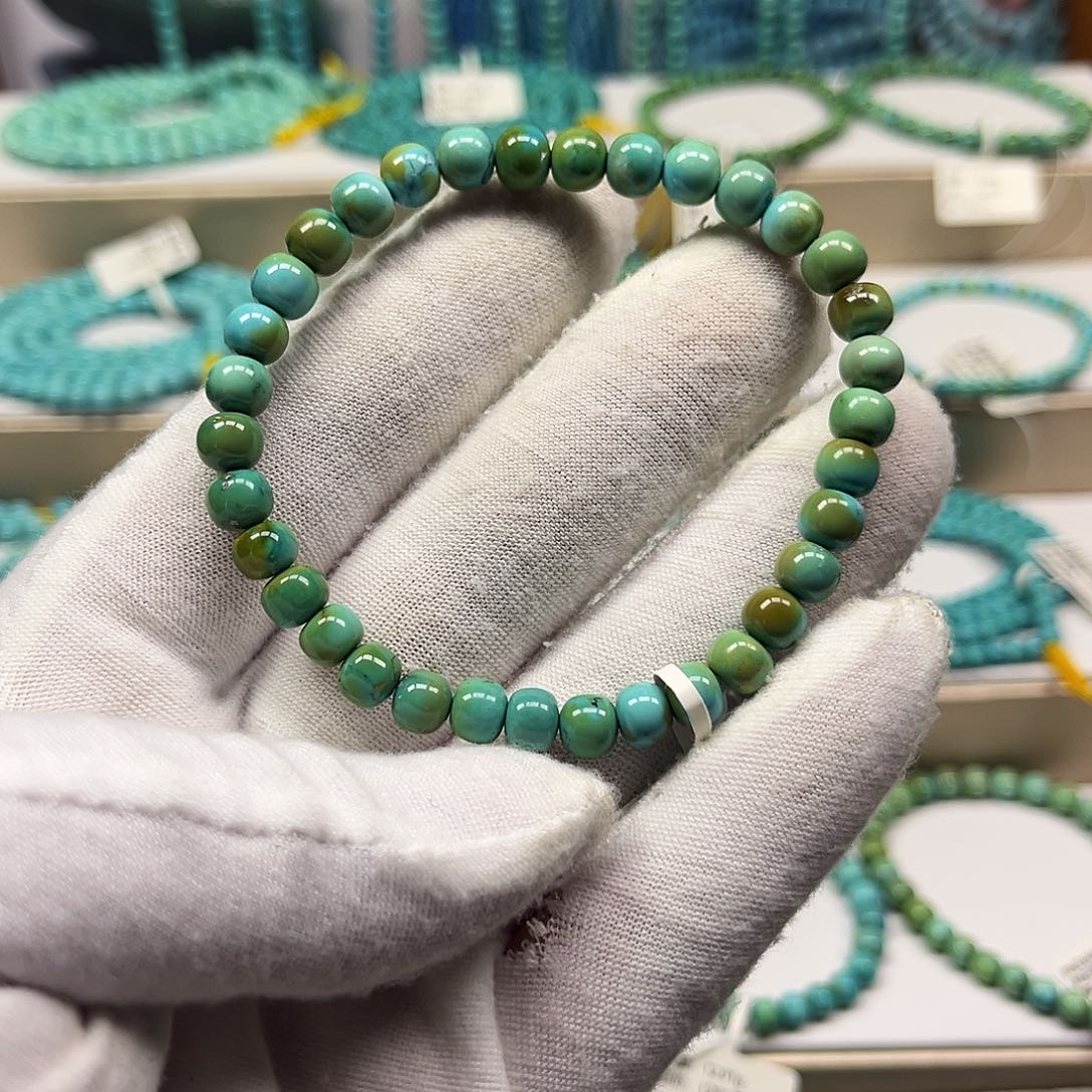 未镶嵌绿松石手链