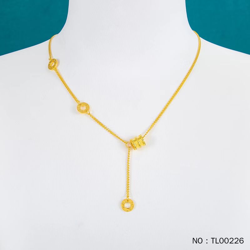 【信为珠宝】足金999路路通车花小蛮腰金项链水贝黄金