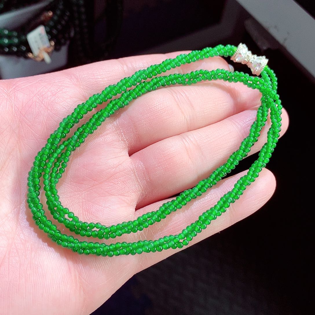翡翠手链未镶嵌天然翡翠手链未镶嵌