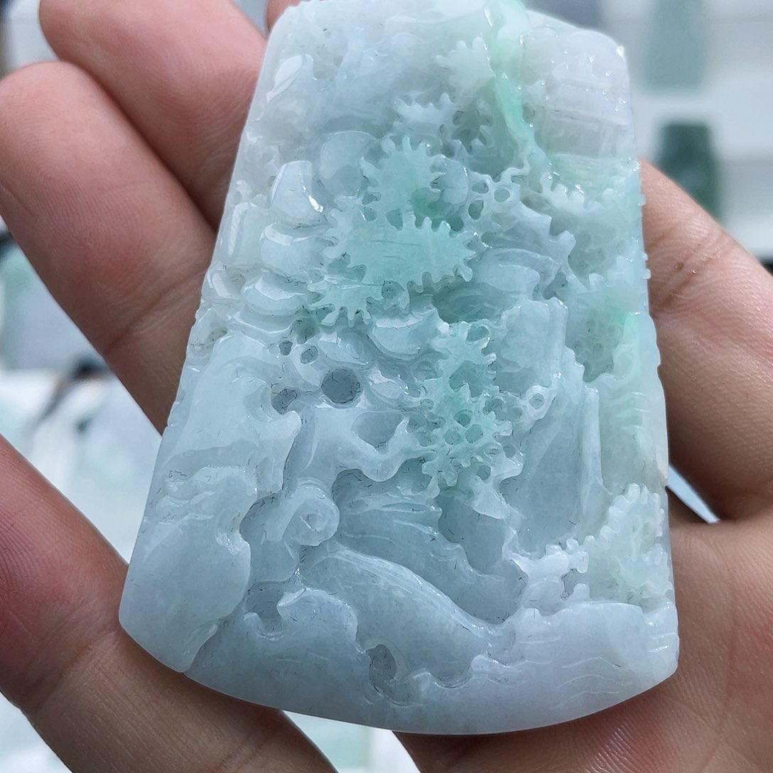 颈饰未镶嵌翡翠翡翠