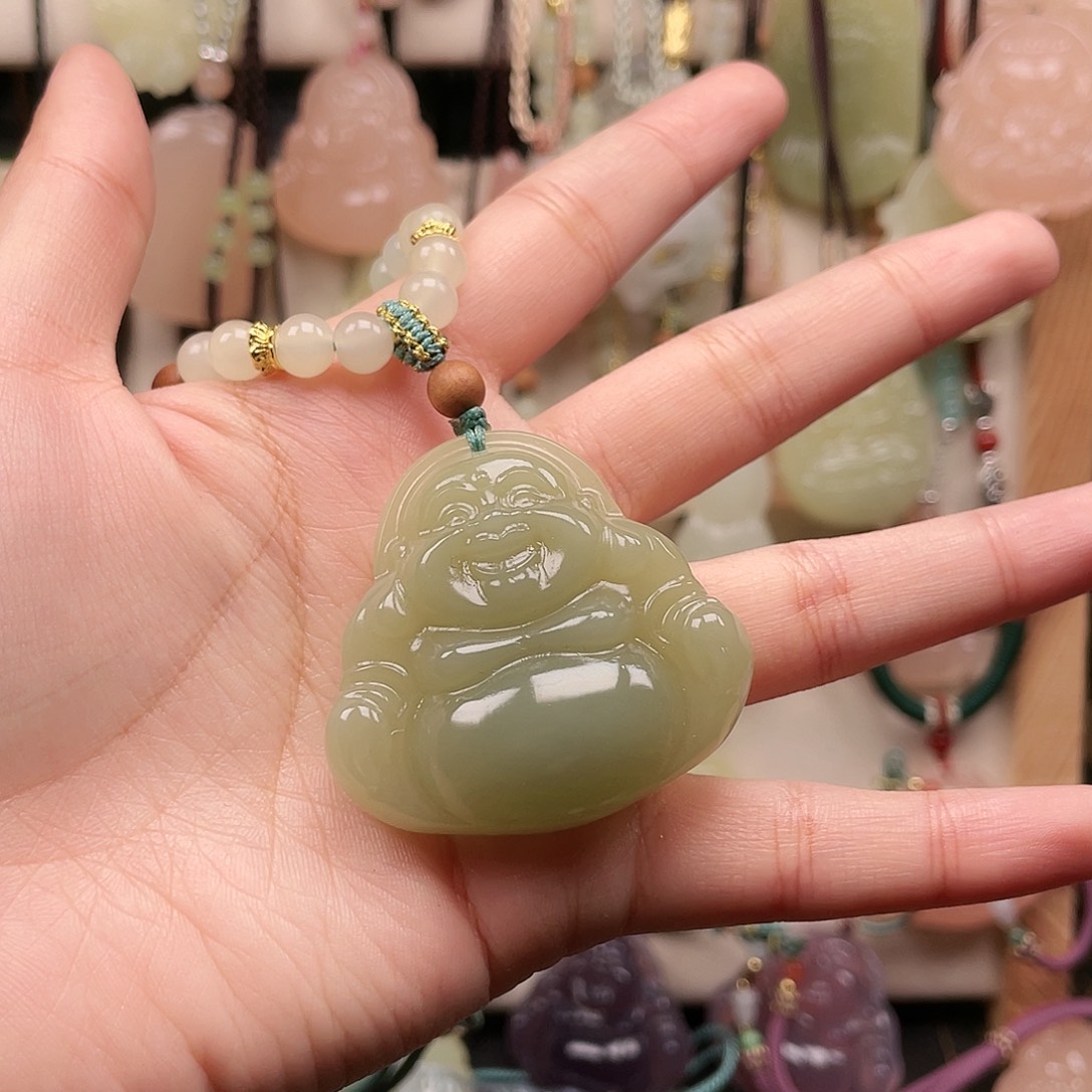 石英质玉合金颈饰43绿佛重工微瑕