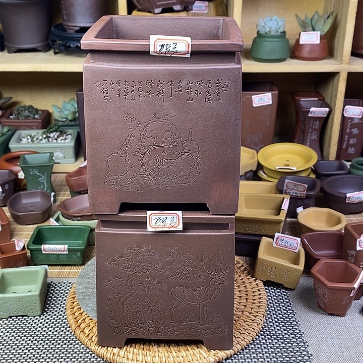 琉璃手工艺品宜兴紫砂精品花盆