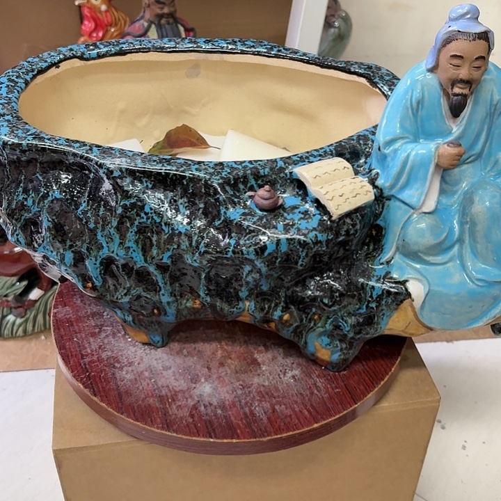 红***典有机玻璃陶瓷摆件