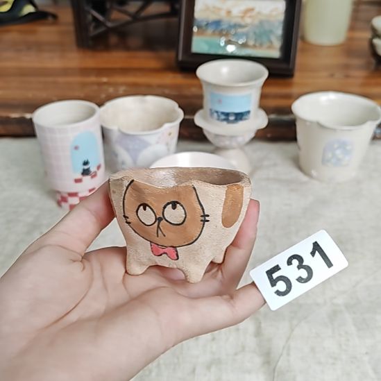 531橘猫茶杯蘸料碟哈哈哈哈