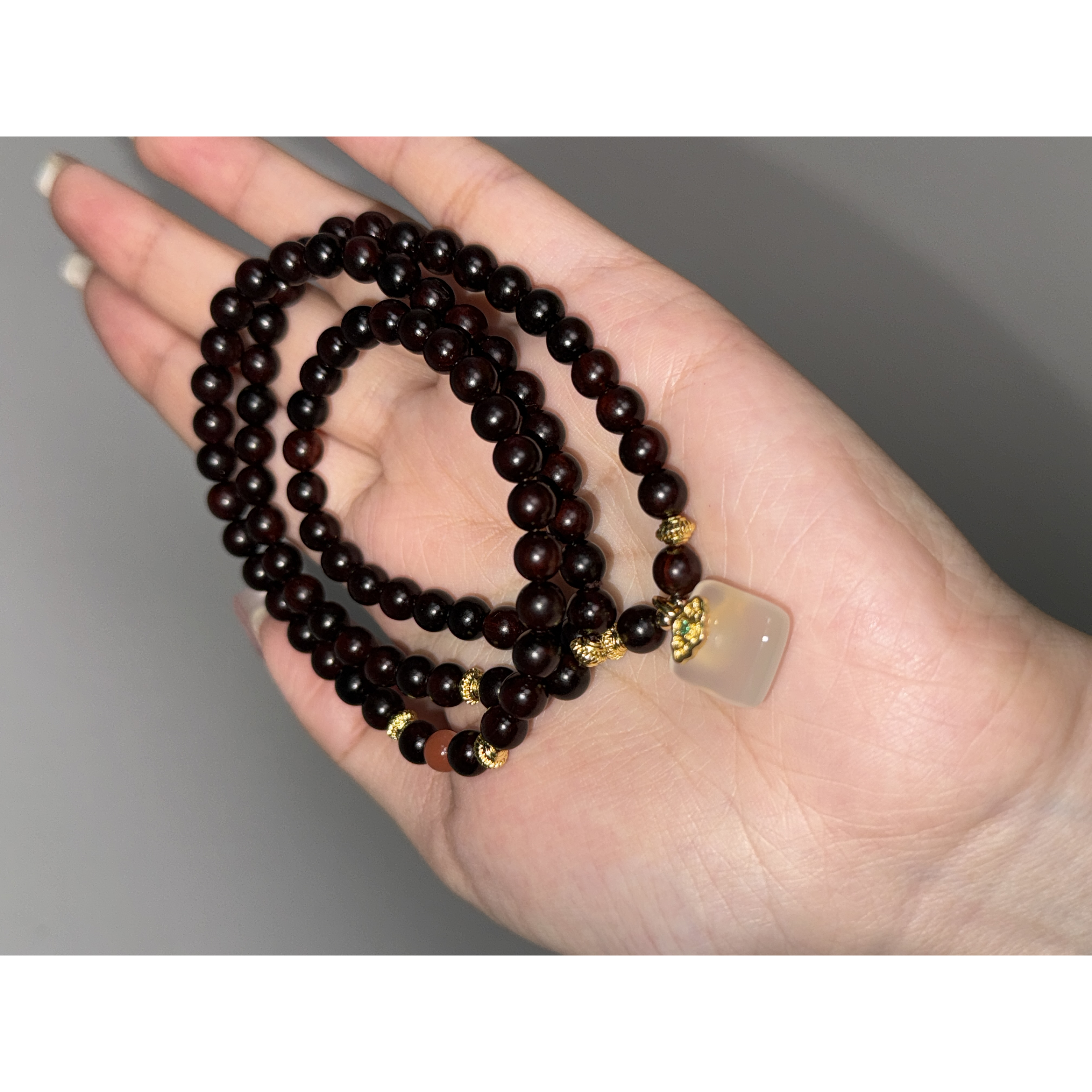 小叶紫檀+证书（无礼盒）K279