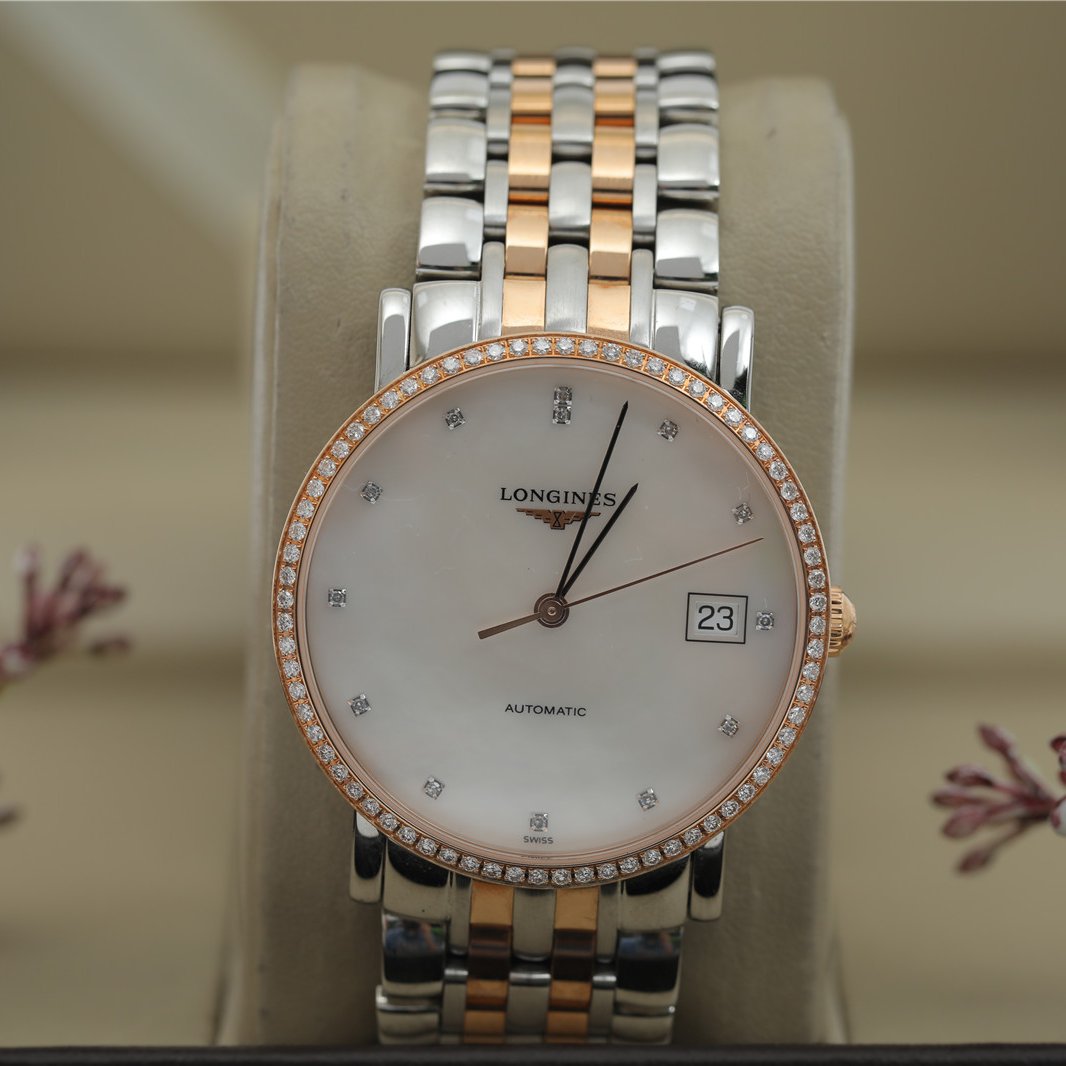 99新 Longines/浪琴 小花佳珊浪琴制表传统系列L4.809.5.88.7腕表