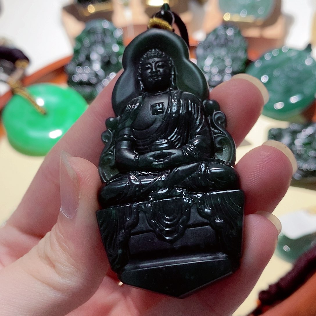 翡翠戒指未镶嵌翡翠a
