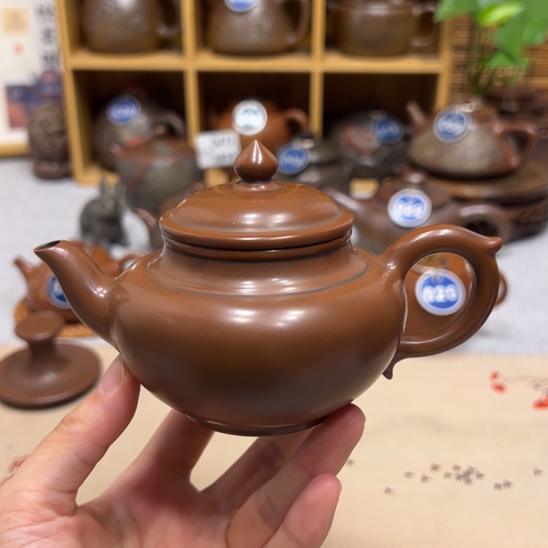 坭兴陶笑樱壶180cc球孔
