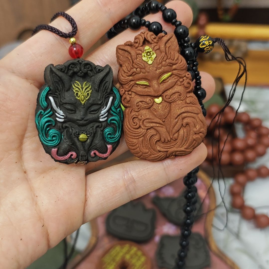 安***静泥塑福利香牌两个