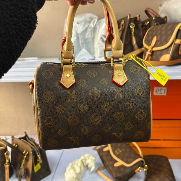 ［s1002-大杏］新款时尚百搭复古单肩斜挎女士枕头包