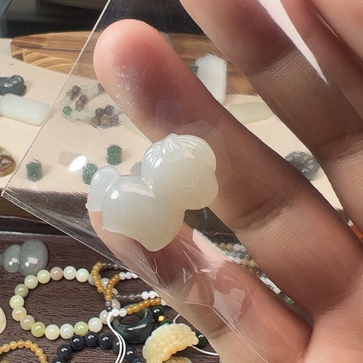 B***a和田玉未镶嵌手链