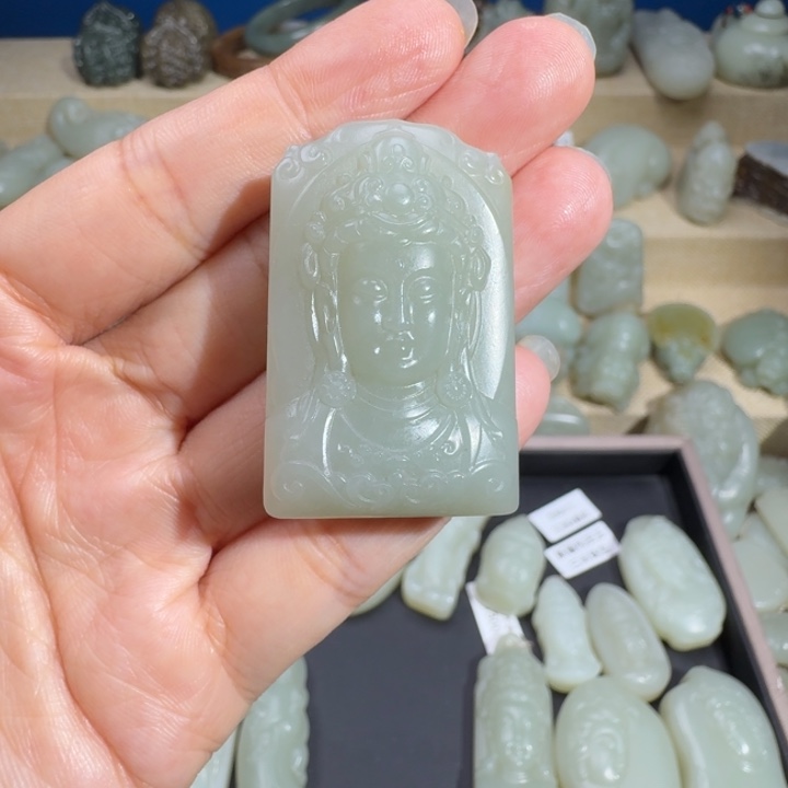 和田玉挂件未镶嵌