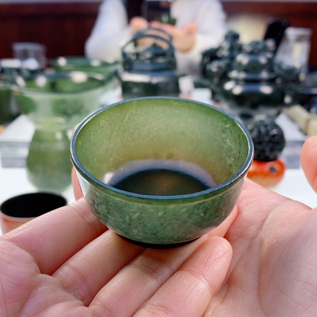 和田玉（青玉）摆件未镶嵌