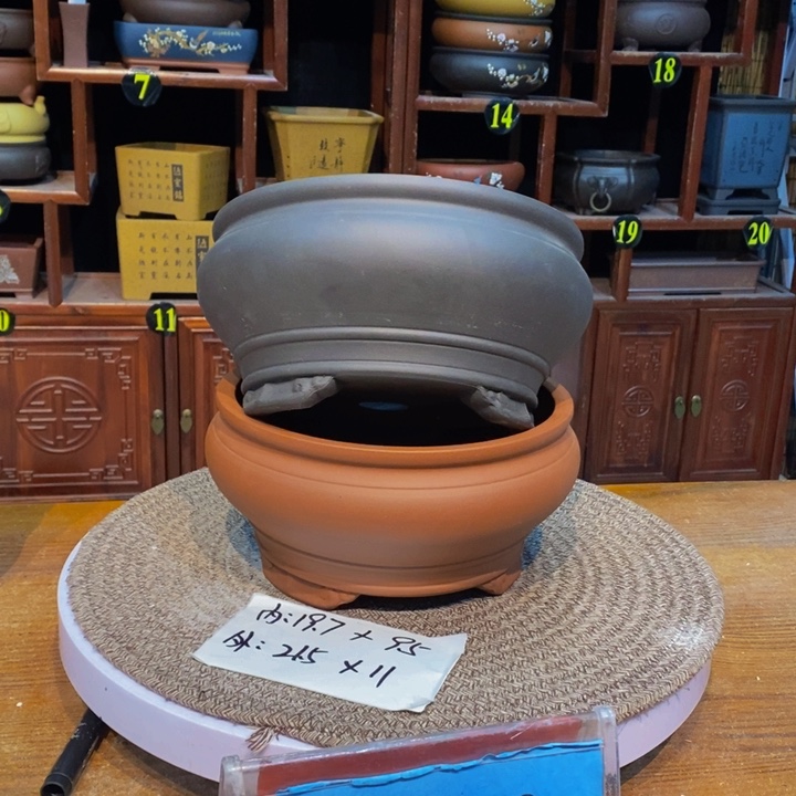 紫砂花盆紫砂艺术