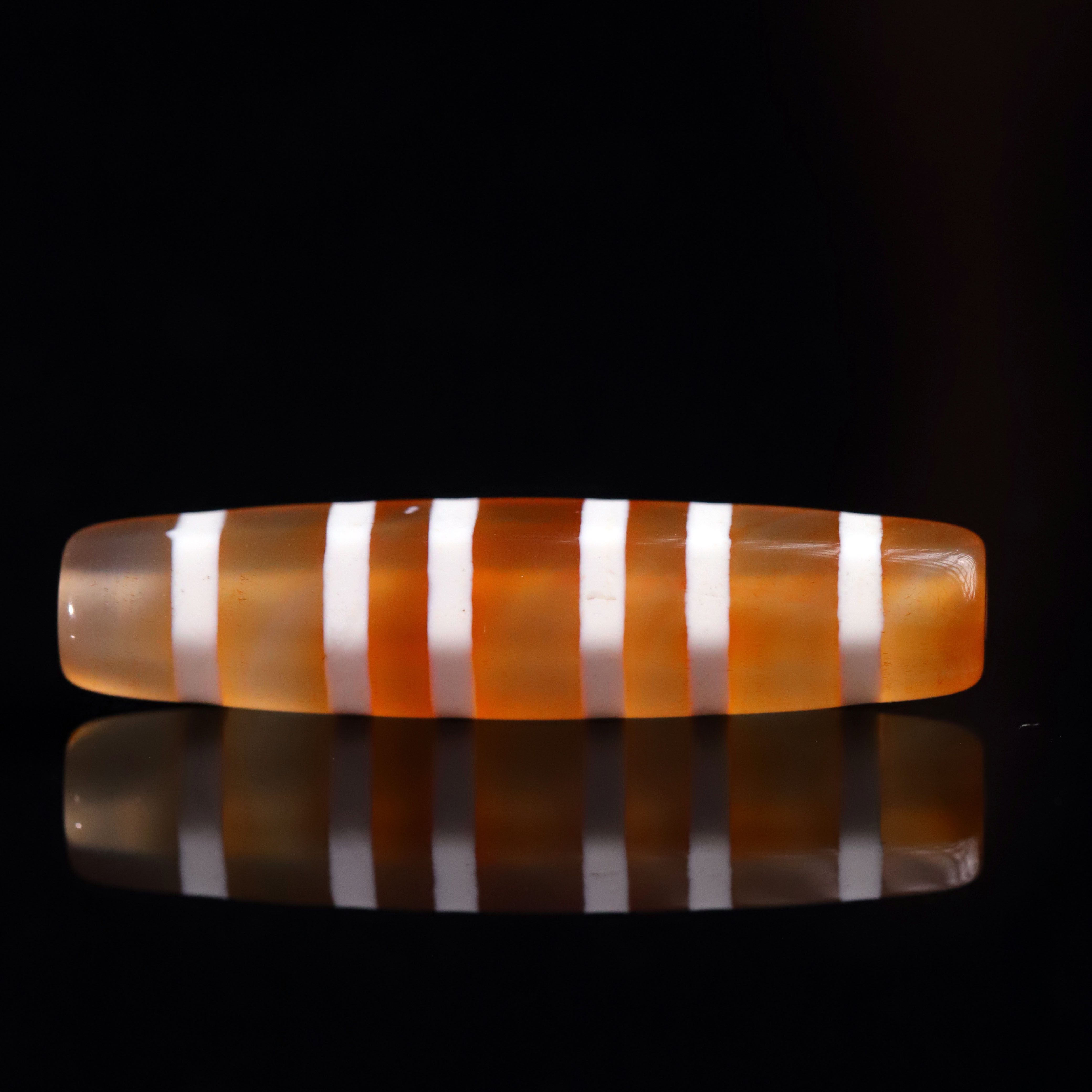 清代天然玛瑙配饰珠-LM