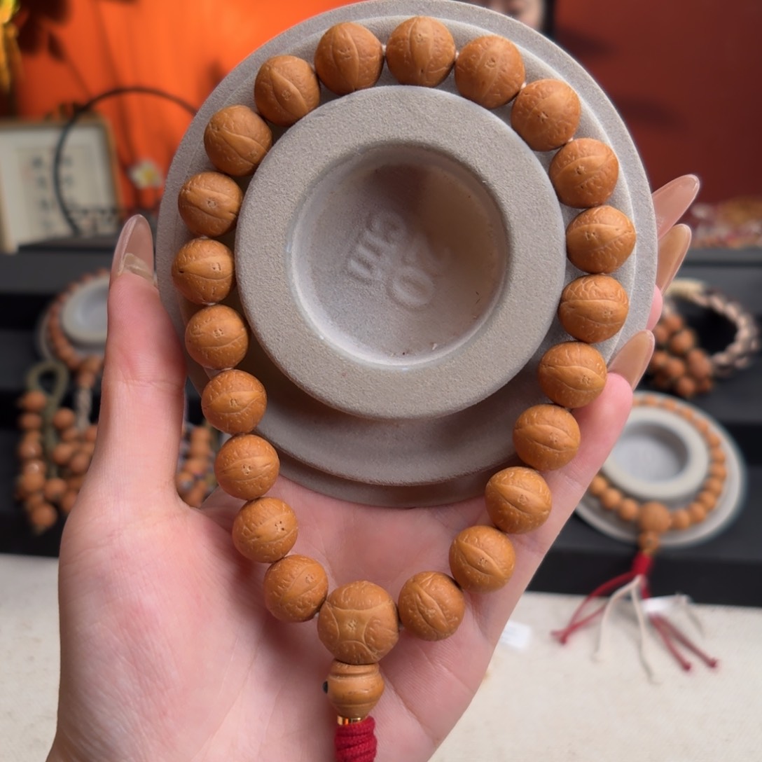 手串凤眼菩提13m m铁籽单圈小手持素串货头