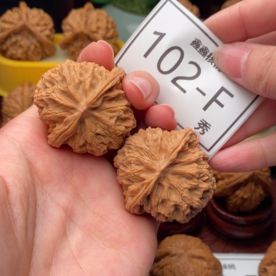 文玩核桃把件苹果40